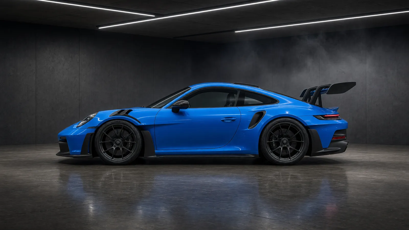 Porsche 911 GT3 RS azul eléctrico